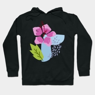 Gumamela flower abstract Hoodie